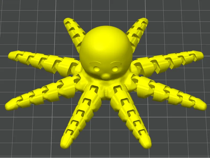 cute flexible octopus