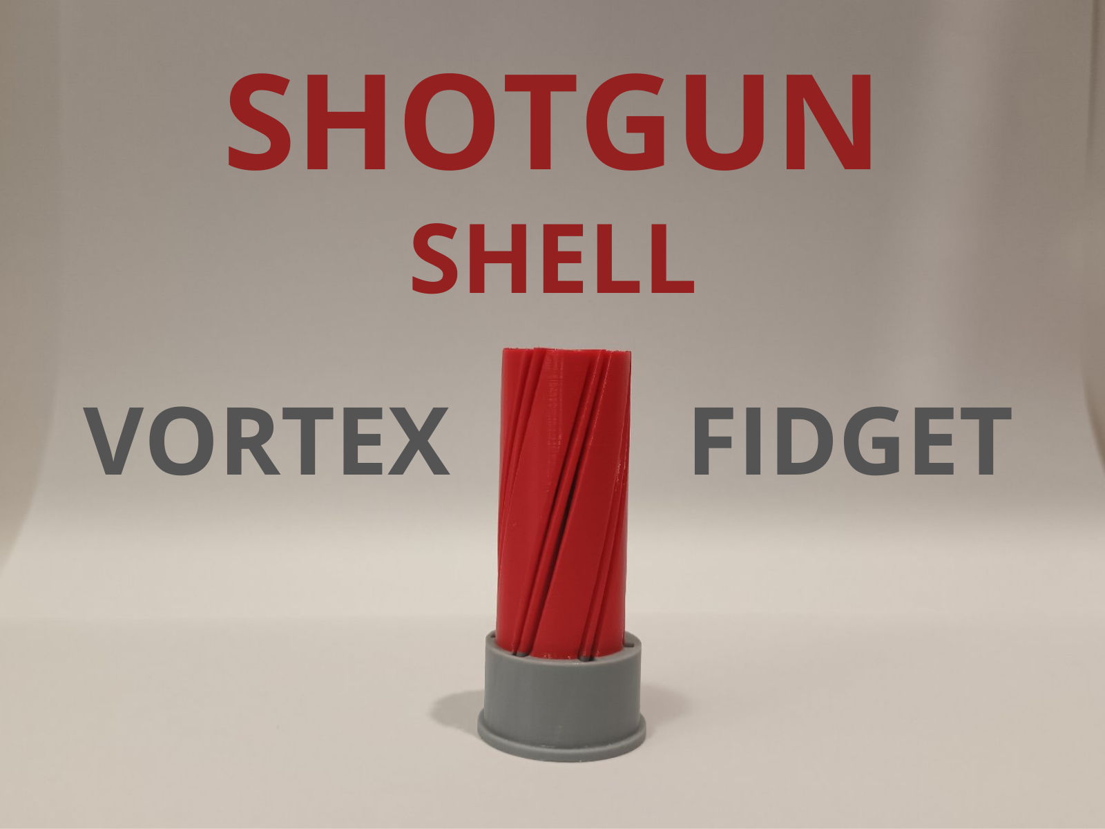 Shotgun Shell Vortex Fidget (No AMS Required)