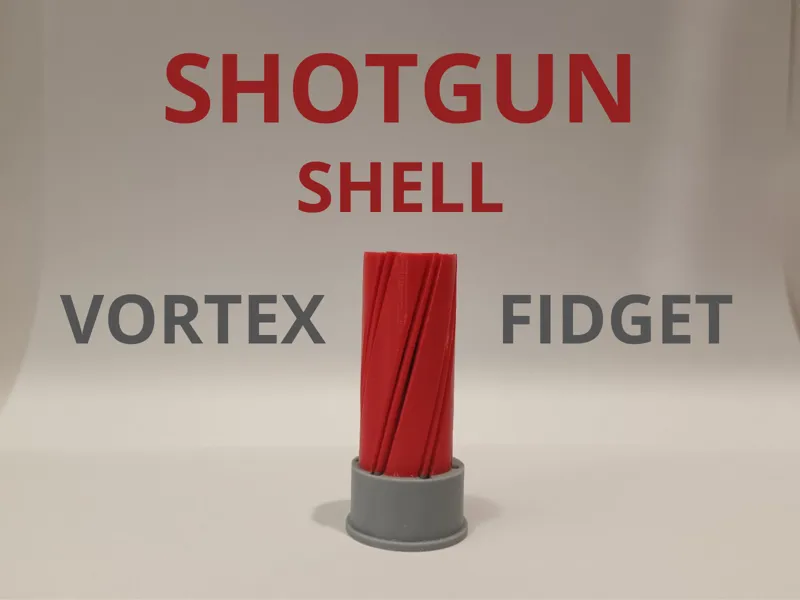 Shotgun Shell Vortex Fidget (No AMS Required)