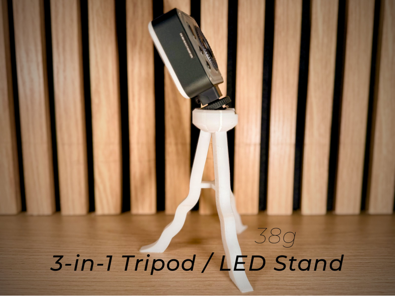 3-in-1 Mini Tripod / LED holder - Eiffel Inspired