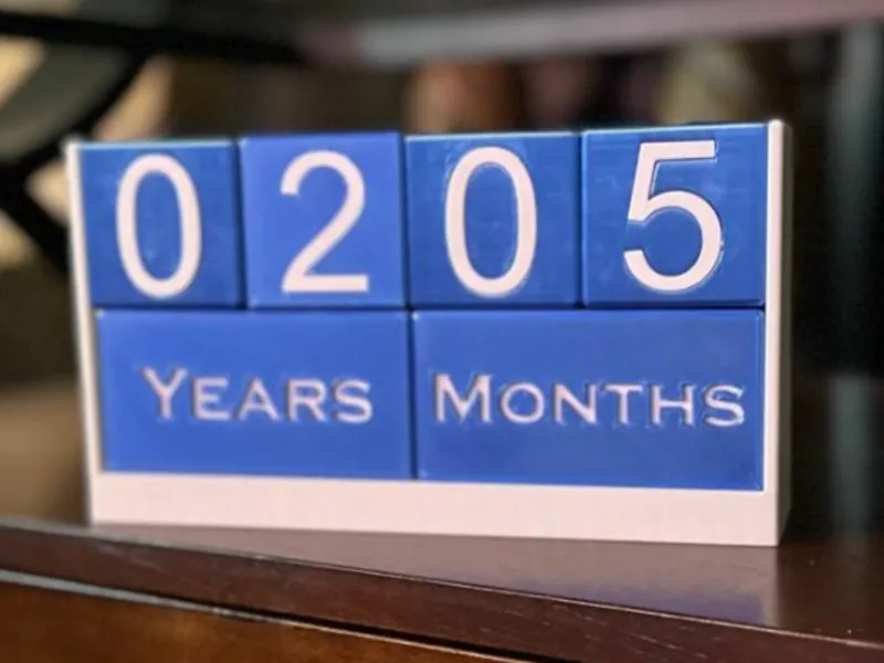 Cube Age Calendar