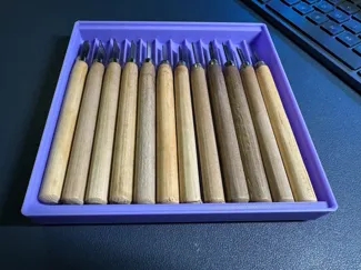12 knife tray Gridfinity
