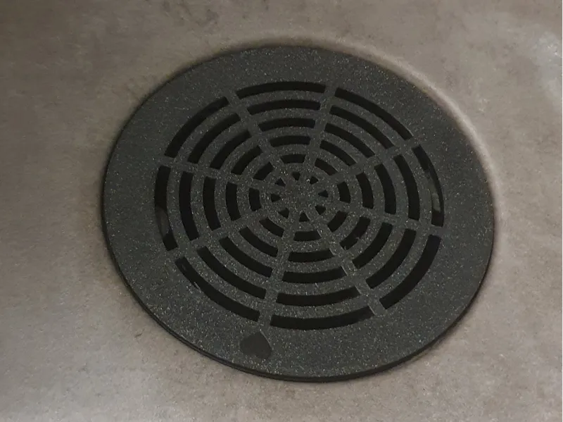 Shoverdrain cover, slukrist, norsk sluk 1980's