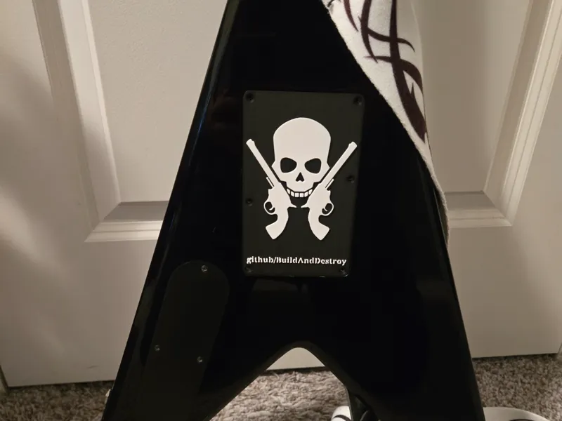 B. C. Rich Kerry King flying V Backplate 