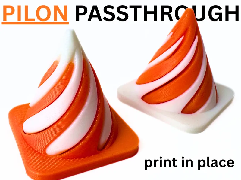 Passthrough Traffic Cone