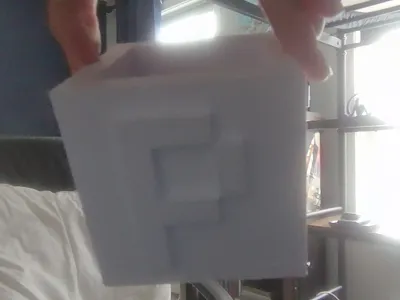 blocky plant pot