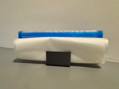 Gridfinity 1x2 vacuum bag / zip lock holder