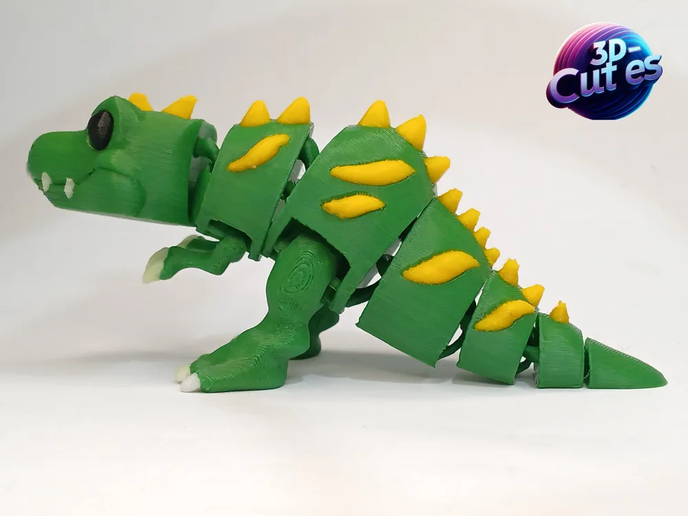 articulated TREX dinosaur - Free 3D Print Model - MakerWorld