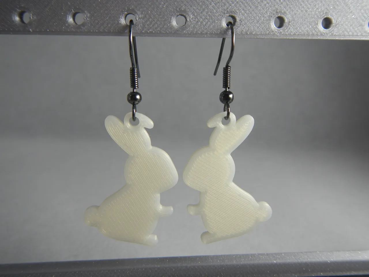 Cute Bunny earrings view 2