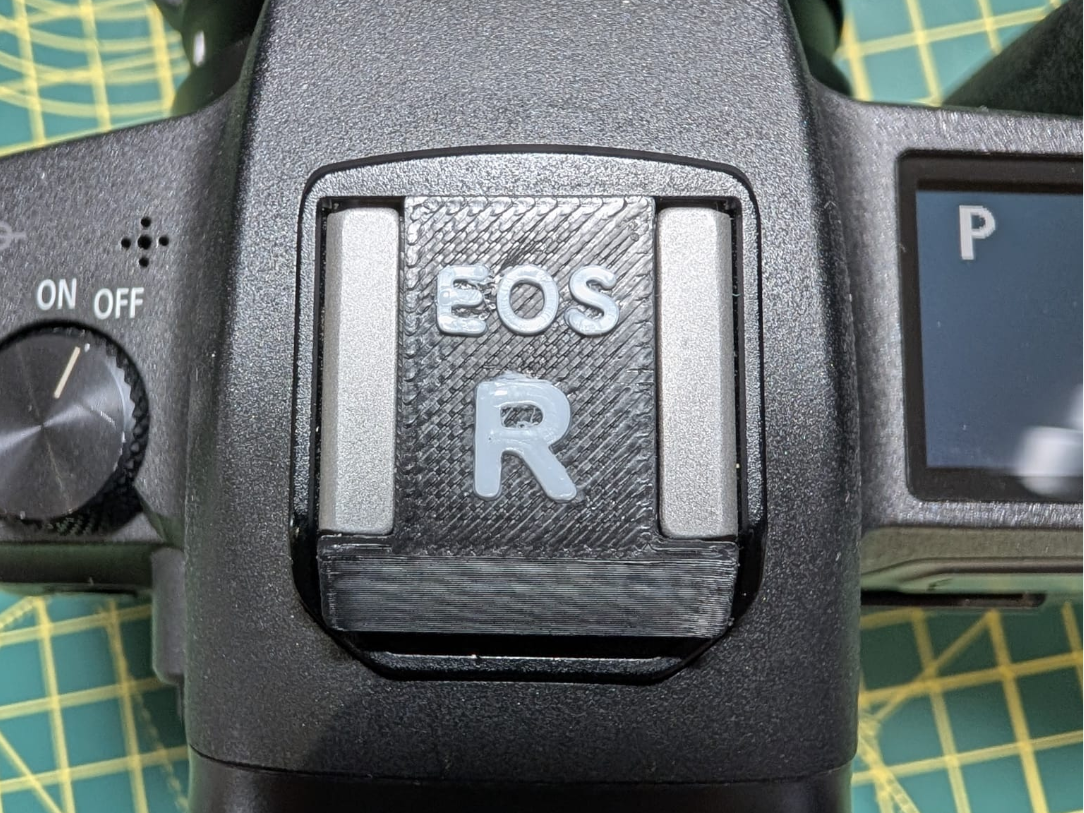 Canon EOS-R Hotshoe cover 3D model