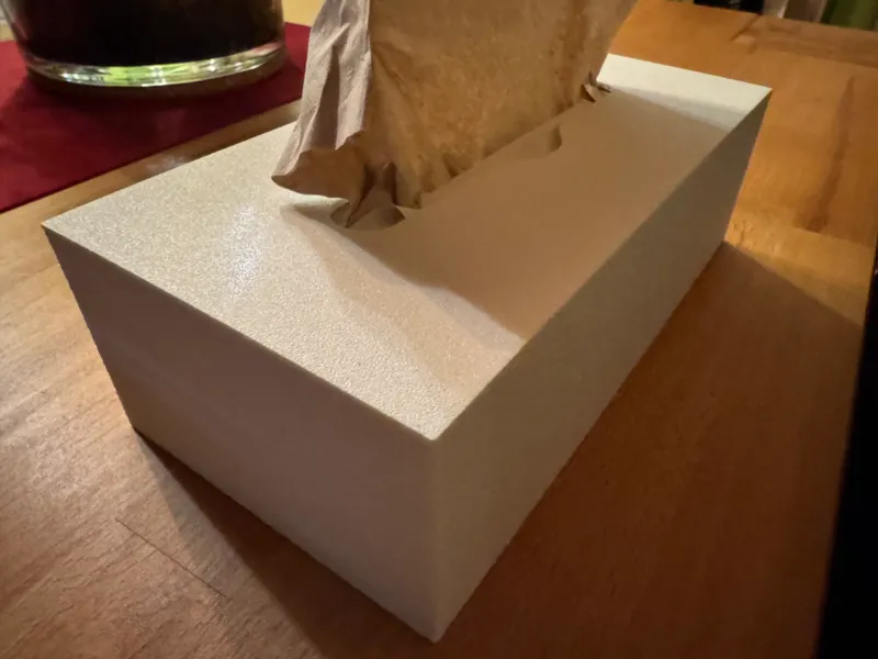 Tissue box for German brands