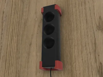 Powerstrip screw wall mount (vertical)