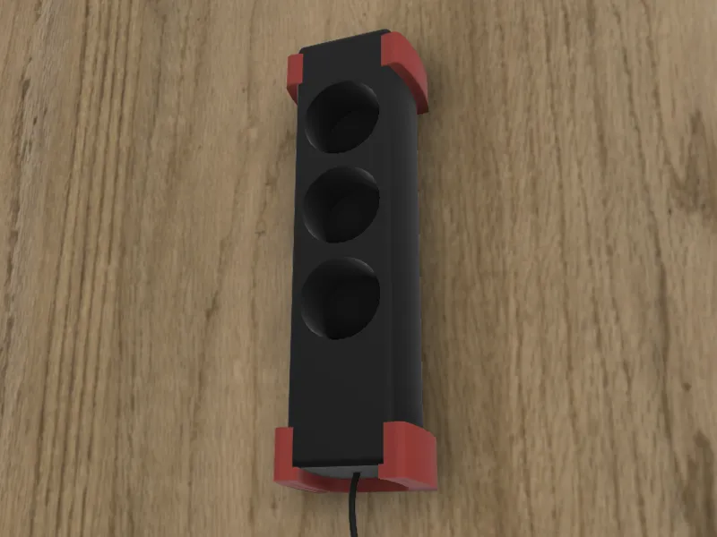 Powerstrip screw wall mount (vertical)