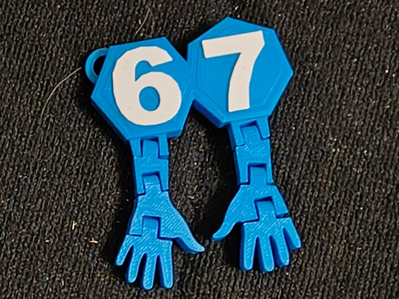 6 7 Flexi Fidget Hands - Shapes