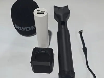 Rode Interview Go with Battery Storage Comparment