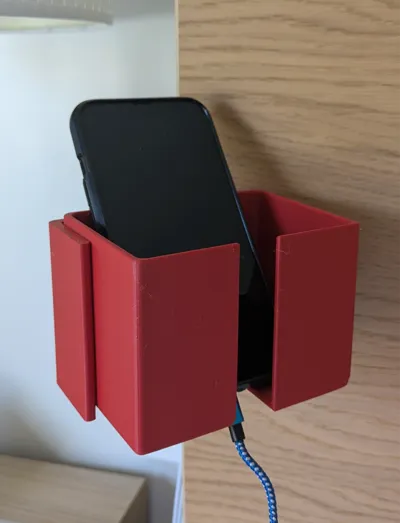 Headboard Phone Basket