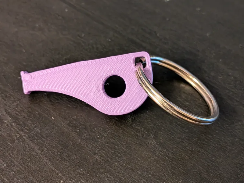 100dB Keychain Donut Whistle | < 2grams | 3min
