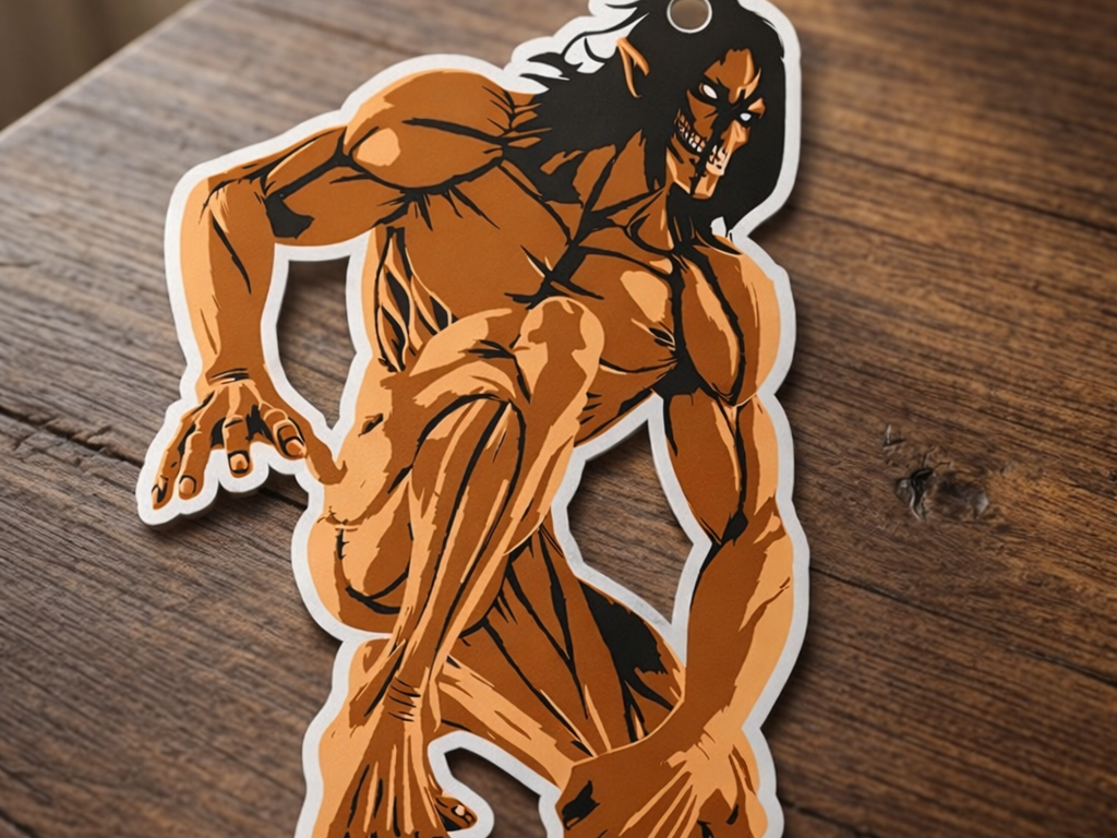 Attack on Titan Eren Yeager Keychain | 3D Print