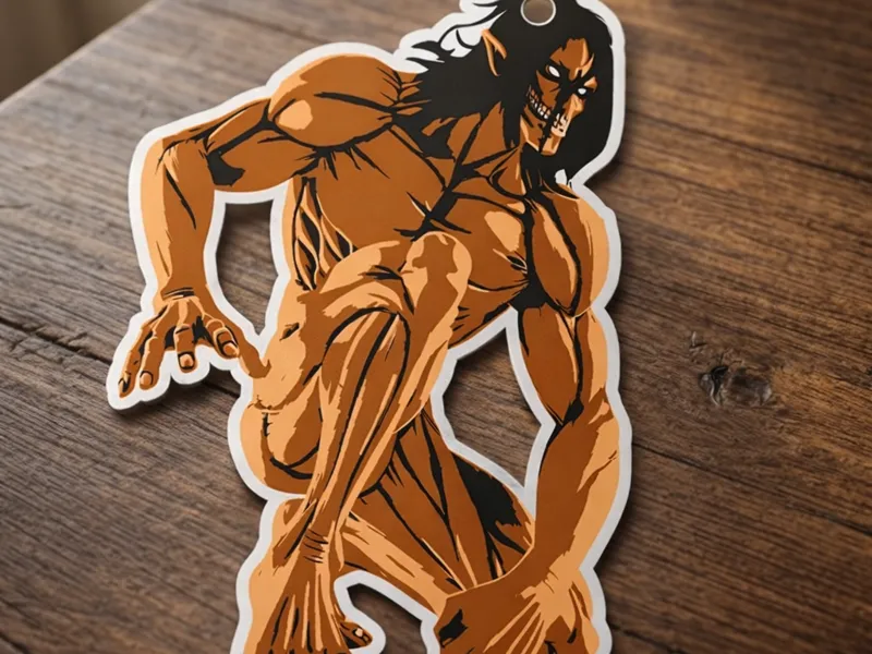 Attack on Titan Eren Yeager Keychain | 3D Print