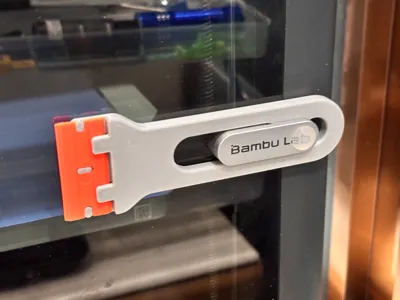 Plastic Scraper Holder (Optimized Snap-Fit Version)