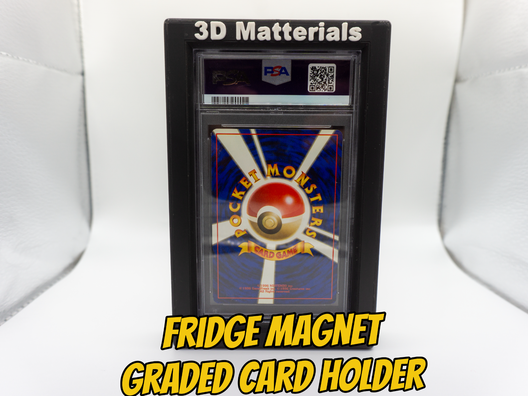 Graded Trading Card Fridge Magnet Frame