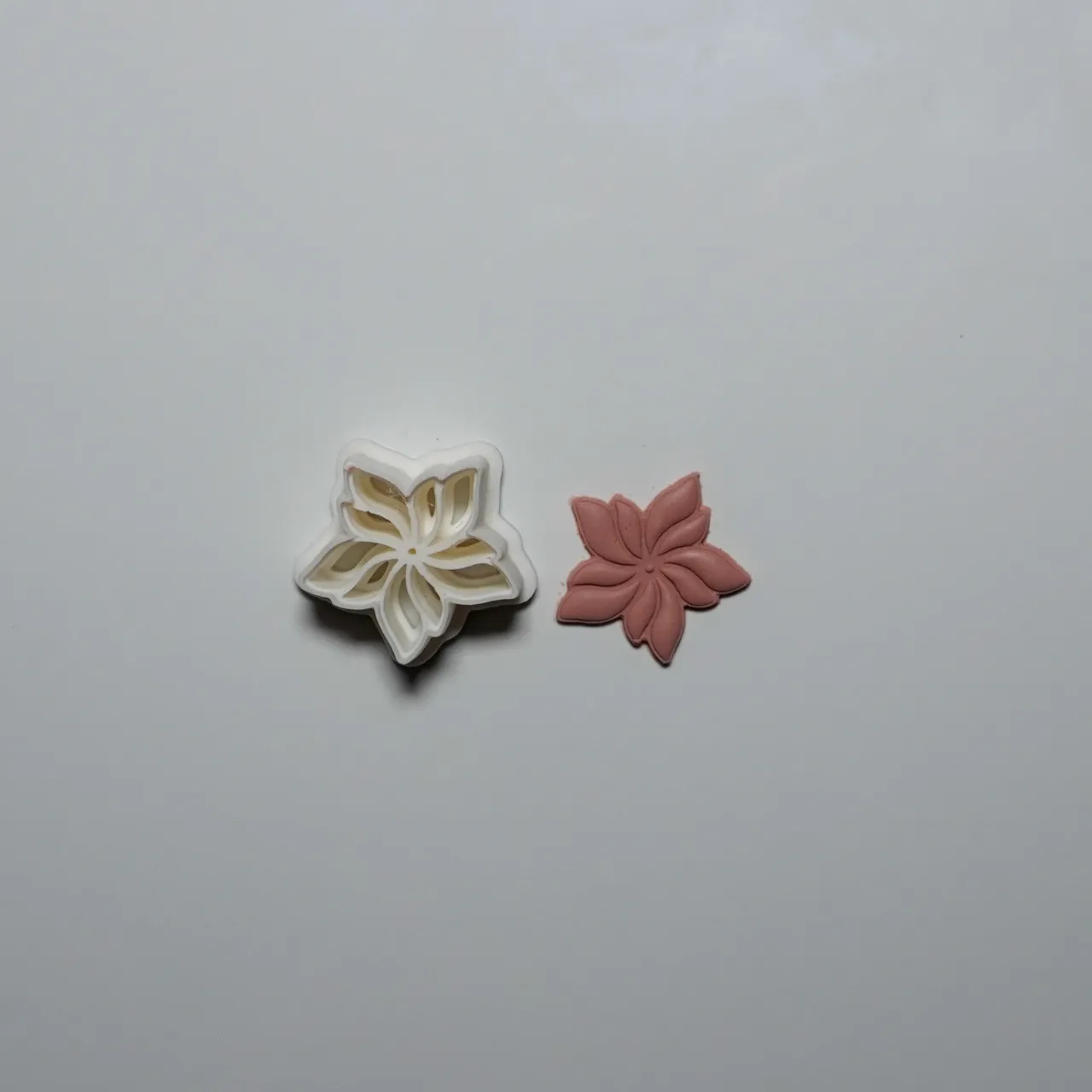 Flower Polymer Clay Cutter Earrings Necklace view 2