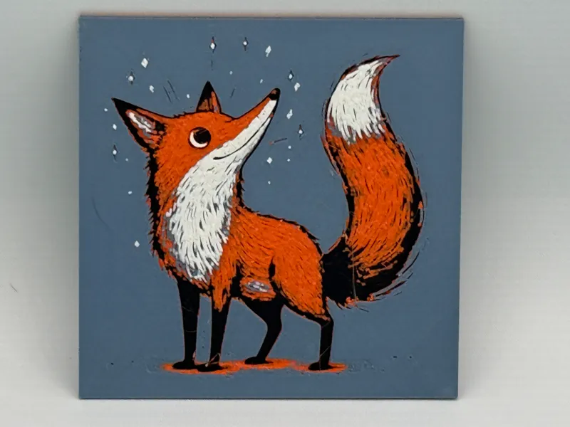 Cute Fox Hueforge