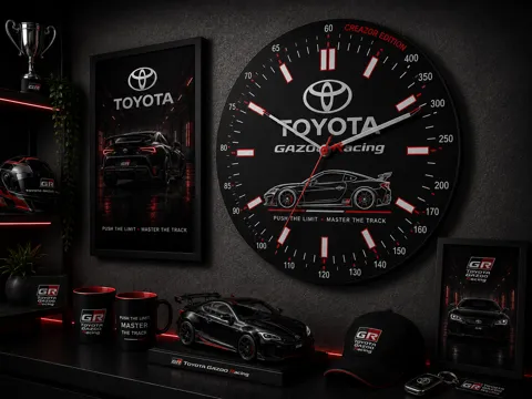 Cuadro decorativo en 3D: Horloge Murale Modulaire – Edition Toyota Gazoo — referencia de MakerWorld