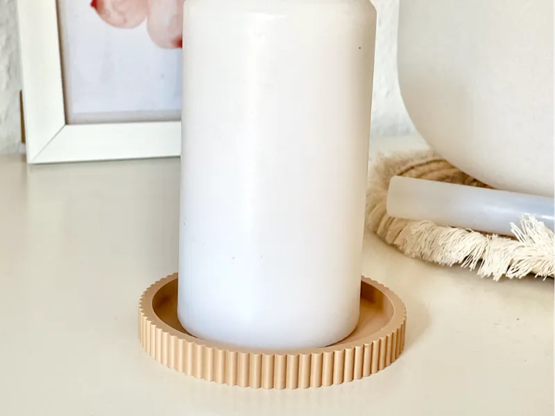 Modern Candle Coaster – max 90mm Inner Diameter