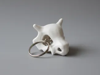 Anime Inspired Keychain - Cubone Keychain