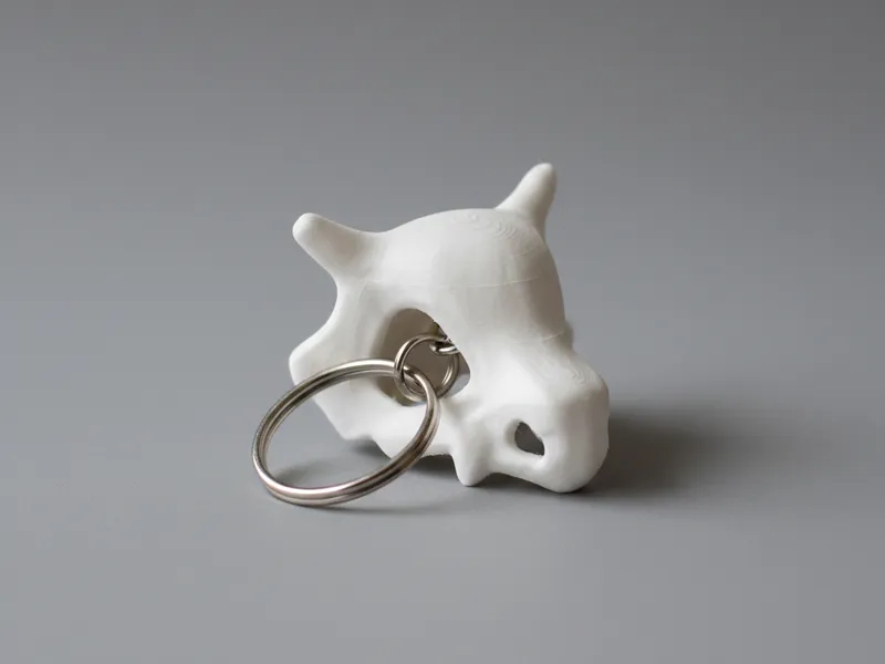 Anime Inspired Keychain - Cubone Keychain