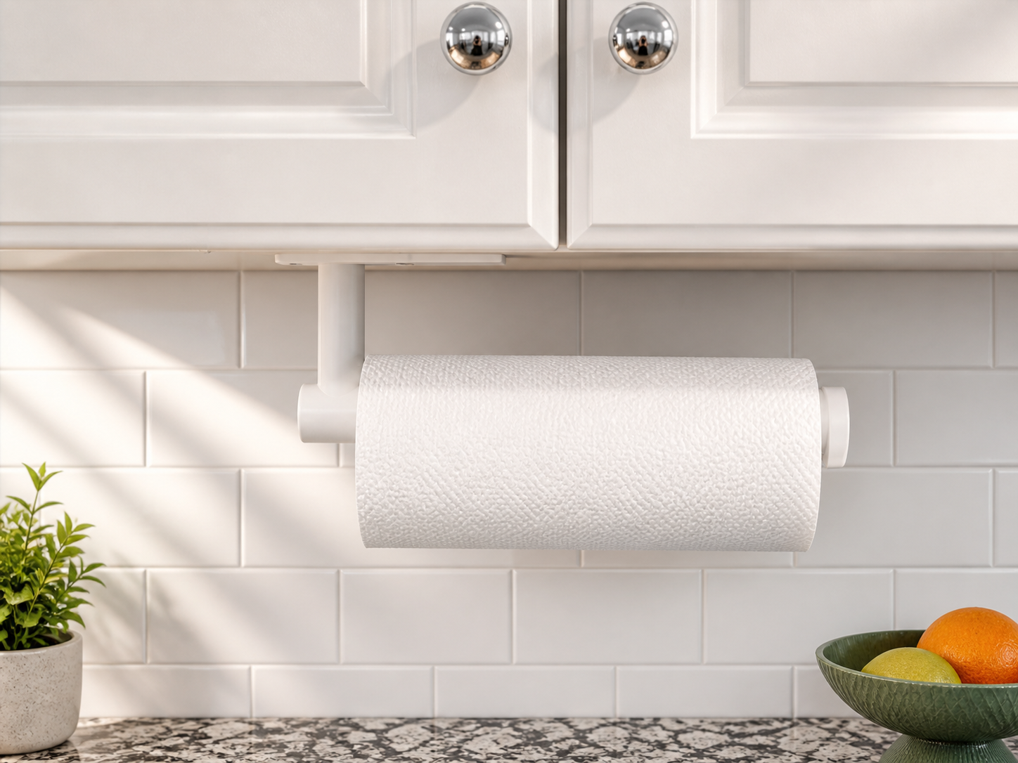 Paper Towel Holder – Screw-Mounted Under Cabinet
