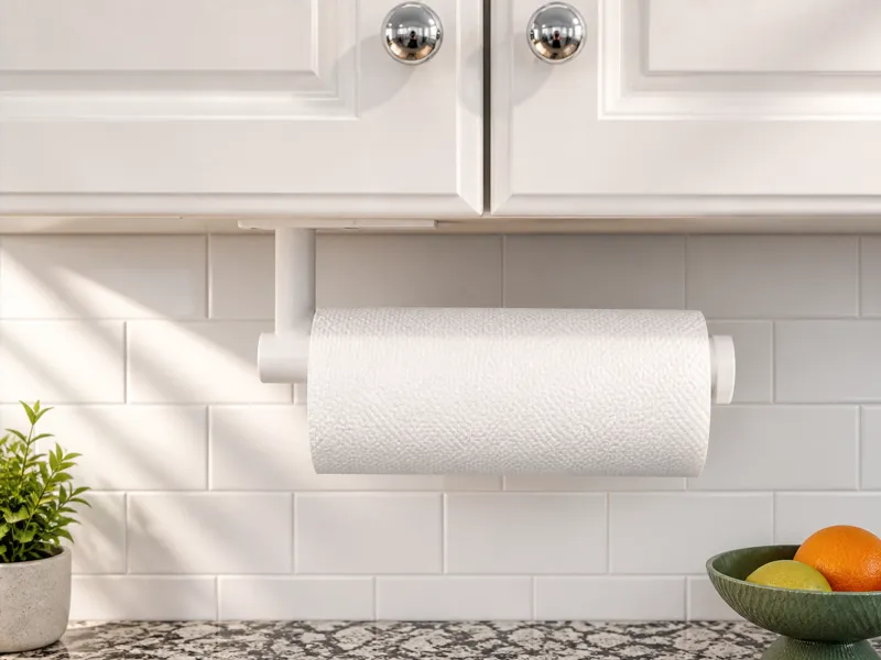 Paper Towel Holder – Screw-Mounted Under Cabinet