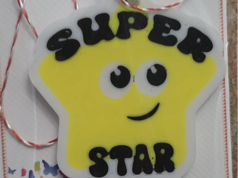 SUPER STAR KEYCHAIN