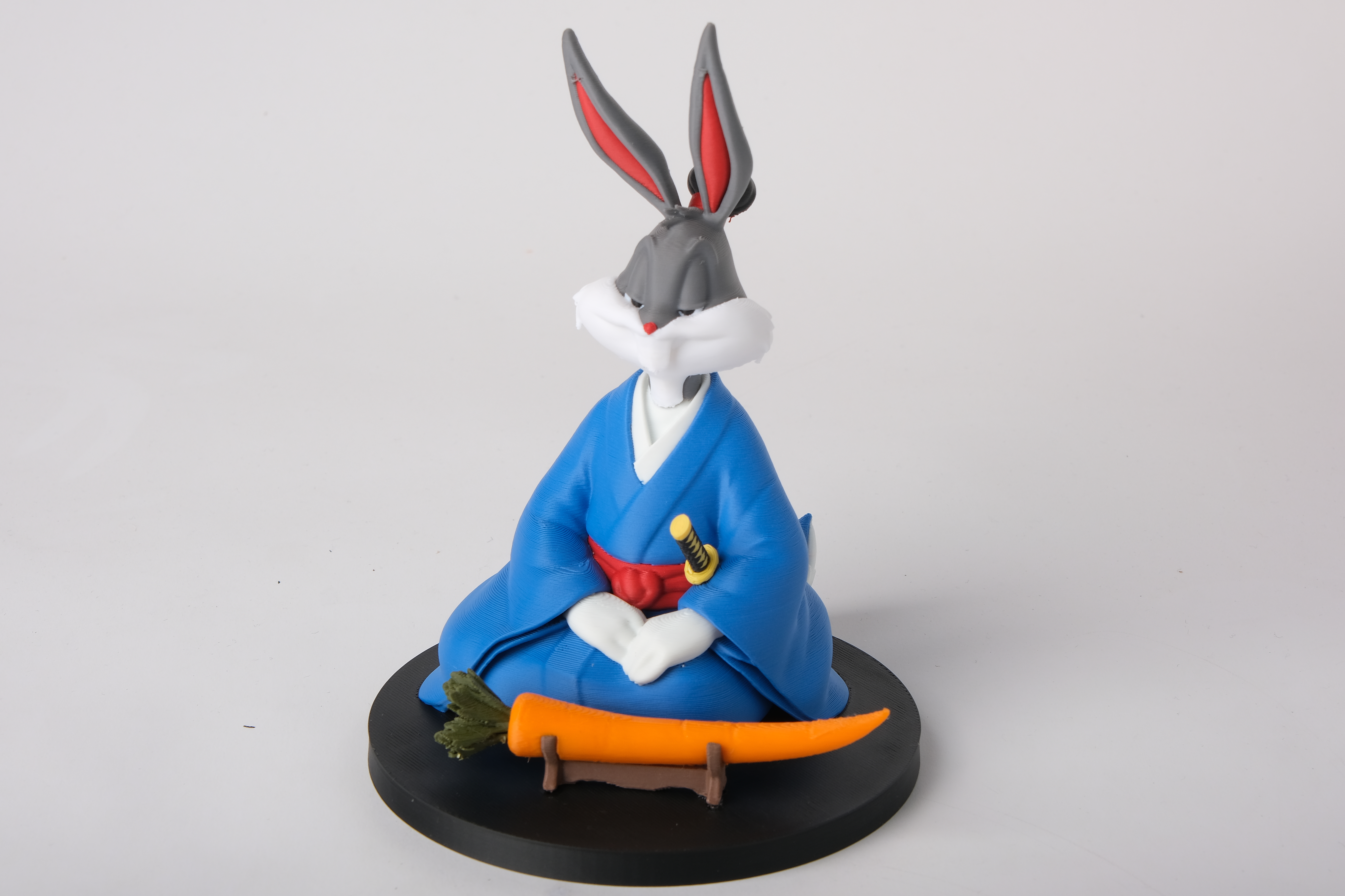 Bunny Samurai Cartoon Character Collectible Figure - 1