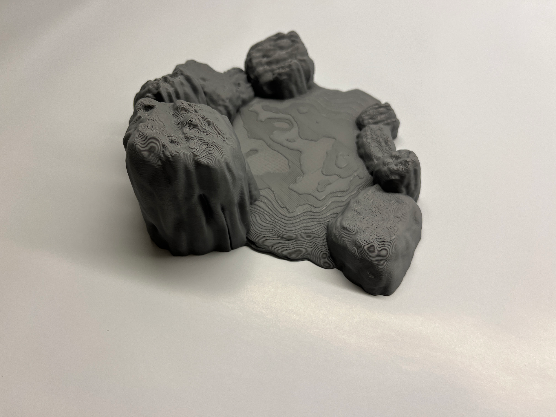 Wargaming terrain rock formation 013
