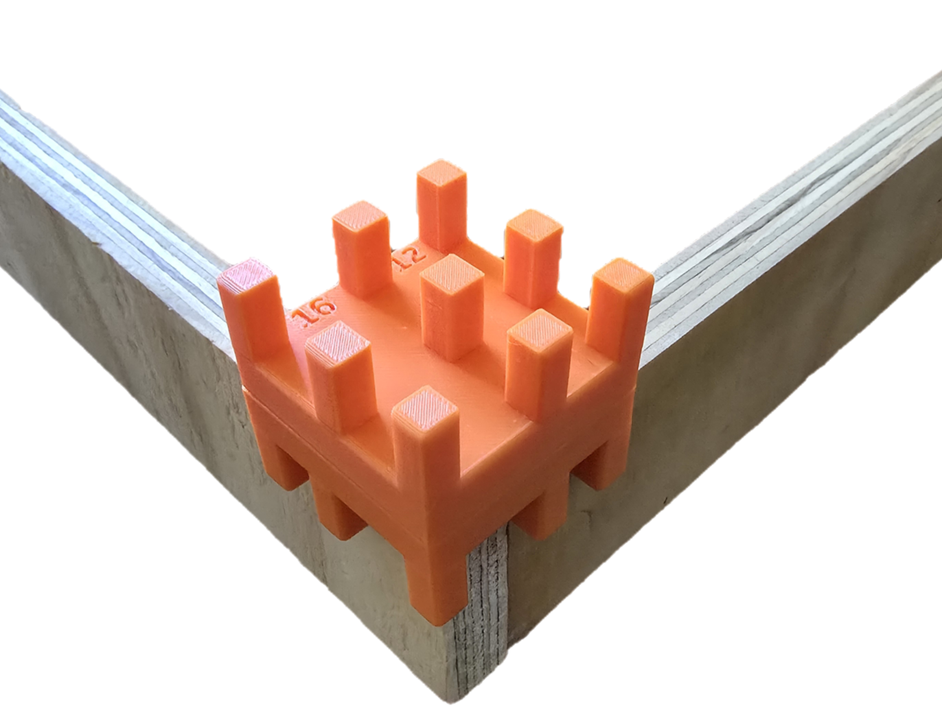 Miniatura 1 do modelo 3D Timber joint Jig
