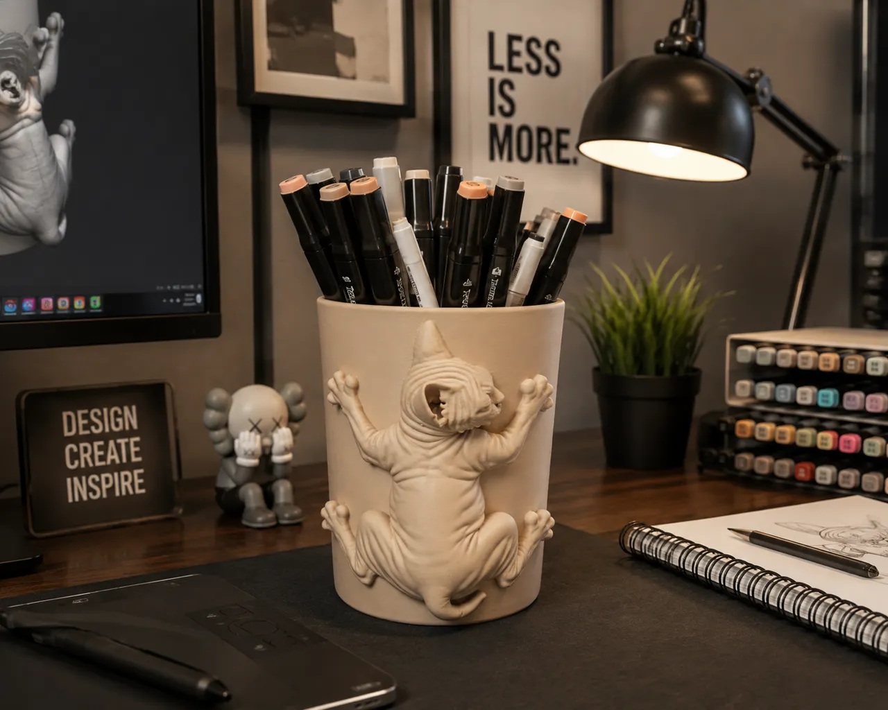Sphynx Cat Planter V2 view 4