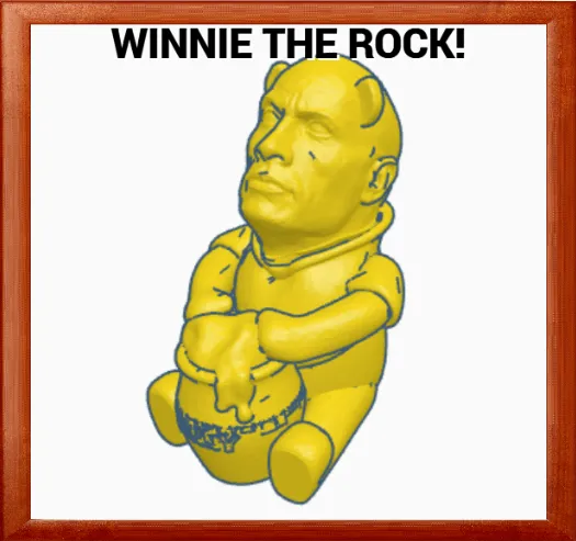 Winnie l'ourson façon Dwayne Johnson