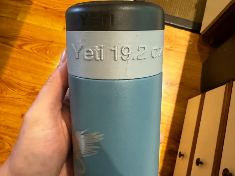 Yeti 16oz to 19.2 oz can adapter extender!