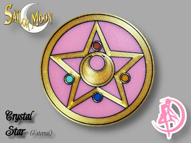 Sailor Moon Coaster - Crystal Star (External)