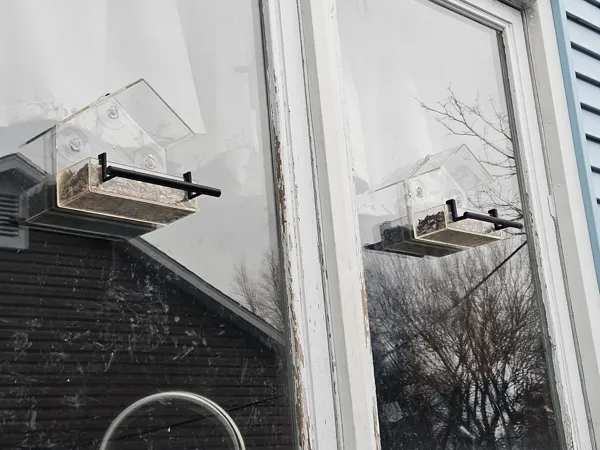 Perchoir pour mangeoire à oiseaux de fenêtre