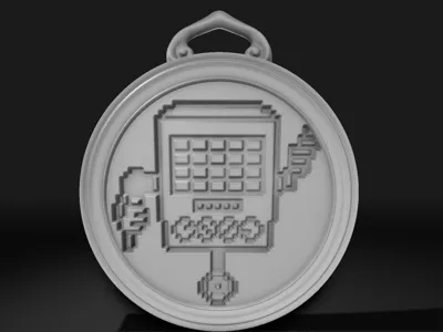 Mettaton From Undertale Coin With Keyring