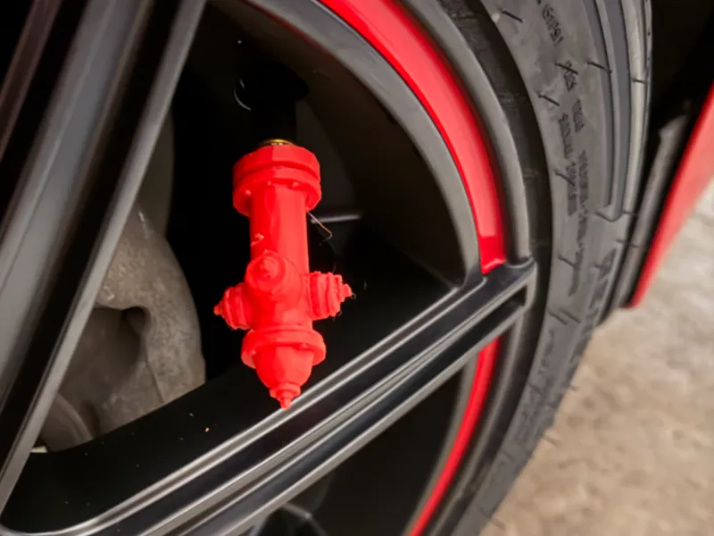 Fire Hydrant Tire Valve Cover for Cars and Bikes