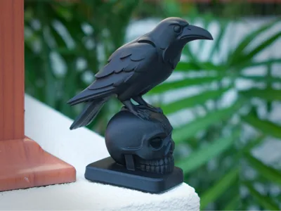 Ominous Crow - Garden Decoration