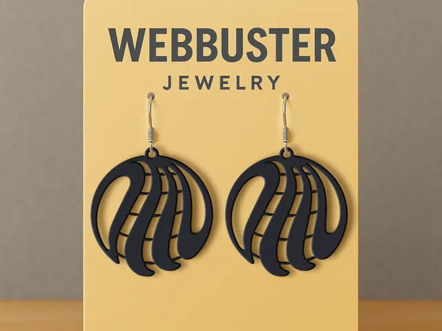 Spiral Sphere Earrings