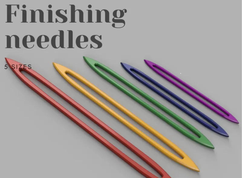 Finishing needles 5 sizes