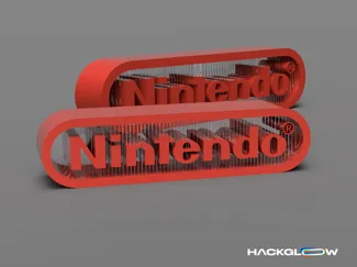 Suspended Nintendo classic logo