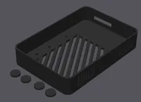 0.2mm layer, 2 walls, 10% infill, with supports