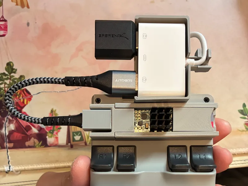 RG353VS Teensy 4.1 m8 headless mount holder